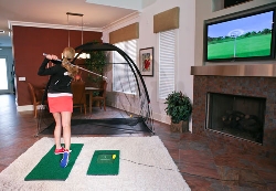 Golf simulator Basic Plus paket för hemmabruk