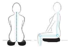 Ergonomisk gel sittdyna sittstöd standard