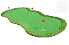 Mini Golf Green with ruff 3 x 1.5 meter