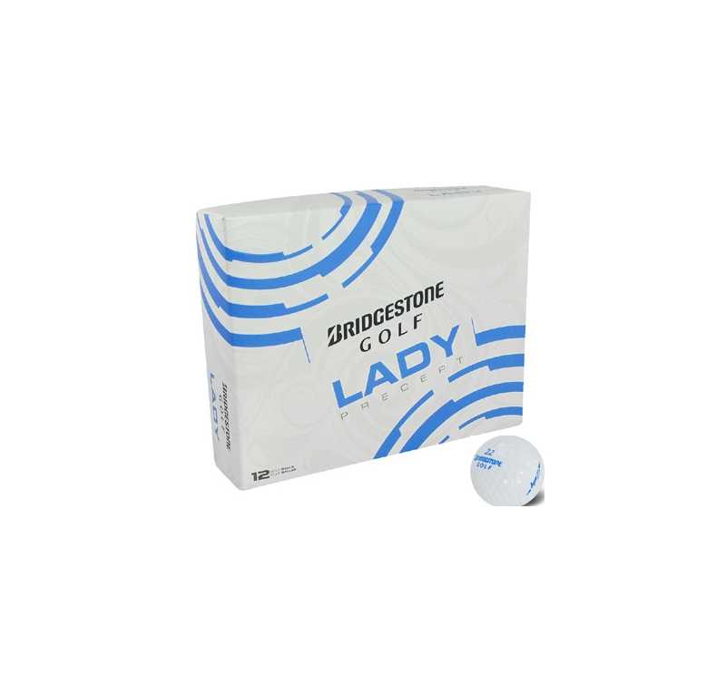 Golfbollar Bridgestone Lady Precept vita 12-pack