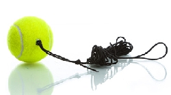 Tennisboll med returband