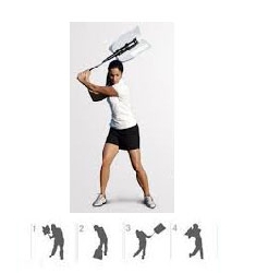 Golf Swing Fan Standard left handed