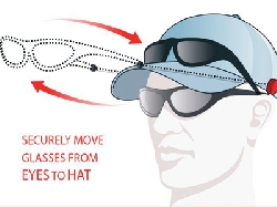 Sun Glasses Eyewear Protection Clip 360 Classic Blue Ball