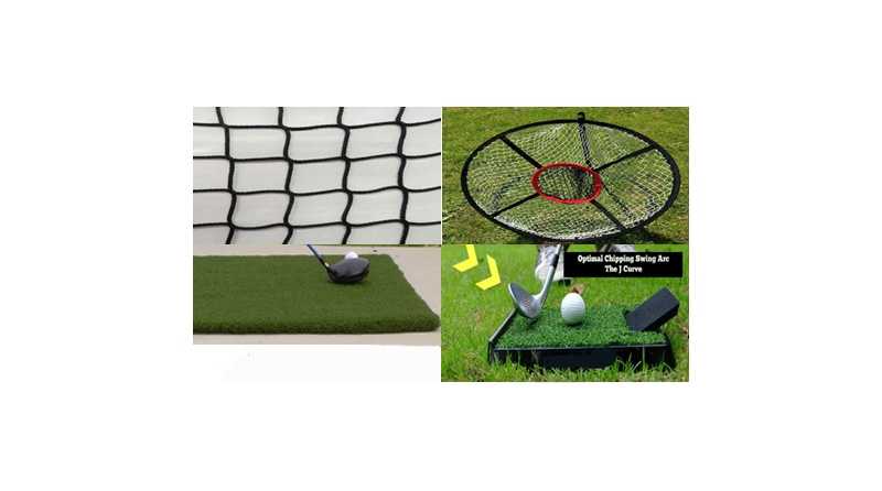 Golf Home Practice Package Basic Plus Deluxe indoors outdoors