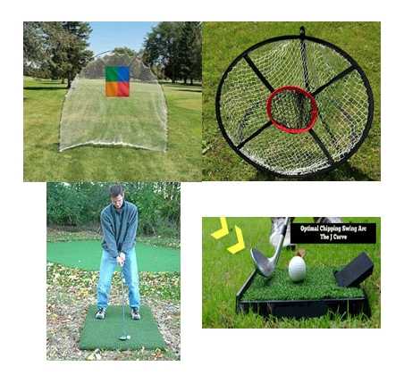 Golf Hemträningspaket Mobilt Basic Plus Deluxe ute/inne