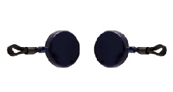 Sun Glasses Eyewear Protection Clip 360 Plain Blue