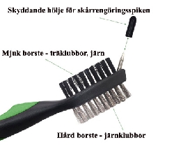 Golf Club Brush Basic Plus Green/Black