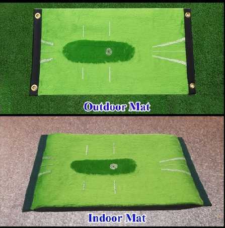 Golfmattor med direkt feedback Acu-Strike paket inomhus + utomhus