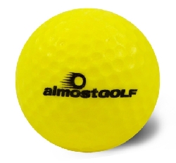 Almost Golf Balls Pro Practice balls Yellow 3-pack