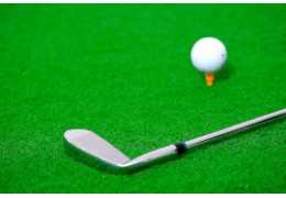 En bra golfmatta efterliknar fairway!